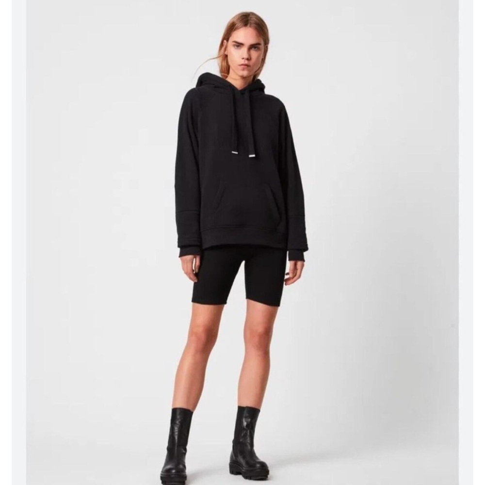 All Saints Black Lucia Hoodie